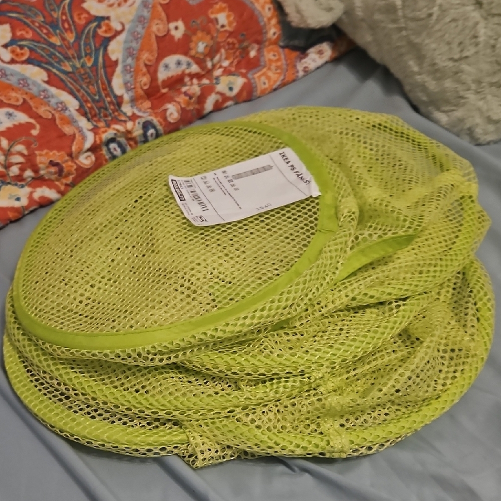 IKEA PS FÅNGST Bright Green Mesh Organizer